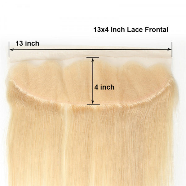 Virgin Hair 613 Straight HD Lace Frontal 13x4 inch