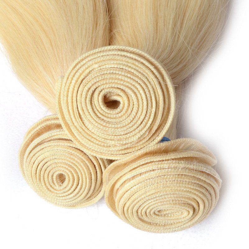 Raw Hair 613 Blonde Straight bundle