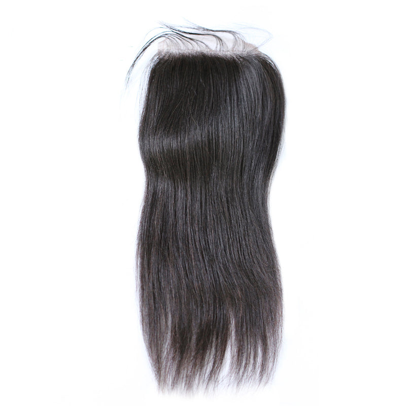 Raw Hair Lace Closure 4X4 inch  Straight Natural Color | Lonohair