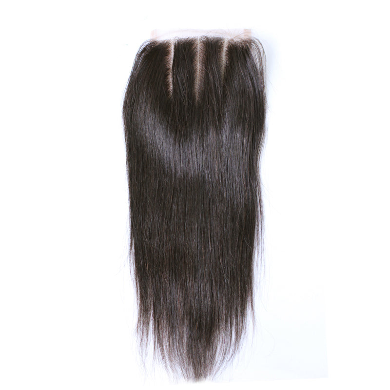 Raw Hair Lace Closure 4X4 inch  Straight Natural Color | Lonohair