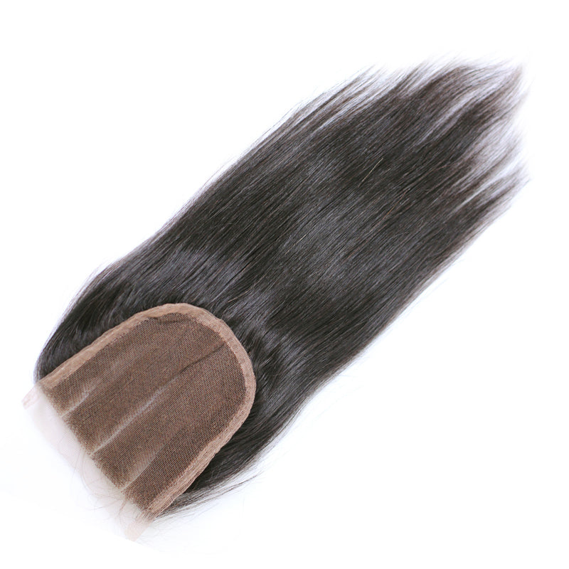 Raw Hair Lace Closure 4X4 inch  Straight Natural Color | Lonohair