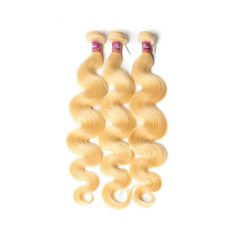 Raw Hair 613 Blonde Body Wave bundle