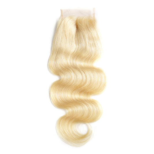 Raw Hair 613 Blonde Body Wave  Lace Closure 4X4 Inch