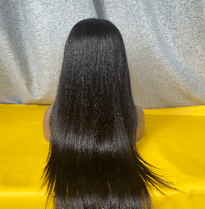 Virgin Hair 12A Custom 13X4  Frontal Straight  Wig  180-210% Density