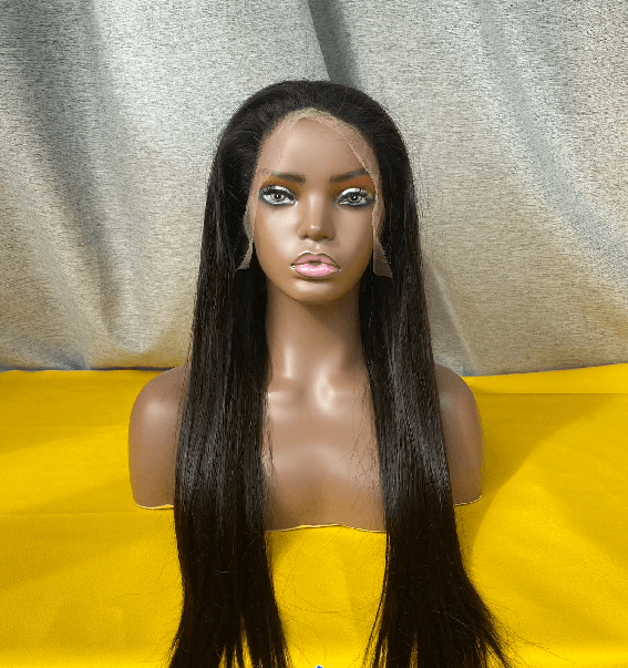 Virgin Hair 12A Custom 13X4  Frontal Straight  Wig  180-210% Density
