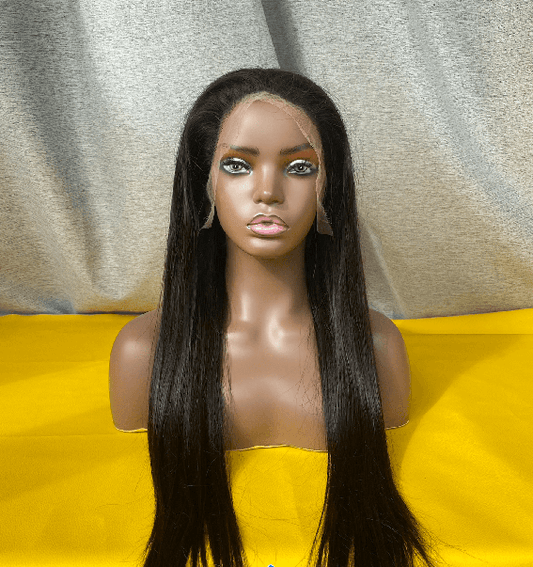 Virgin Hair 12A Custom 13X4  Frontal Straight  Wig  180-210% Density